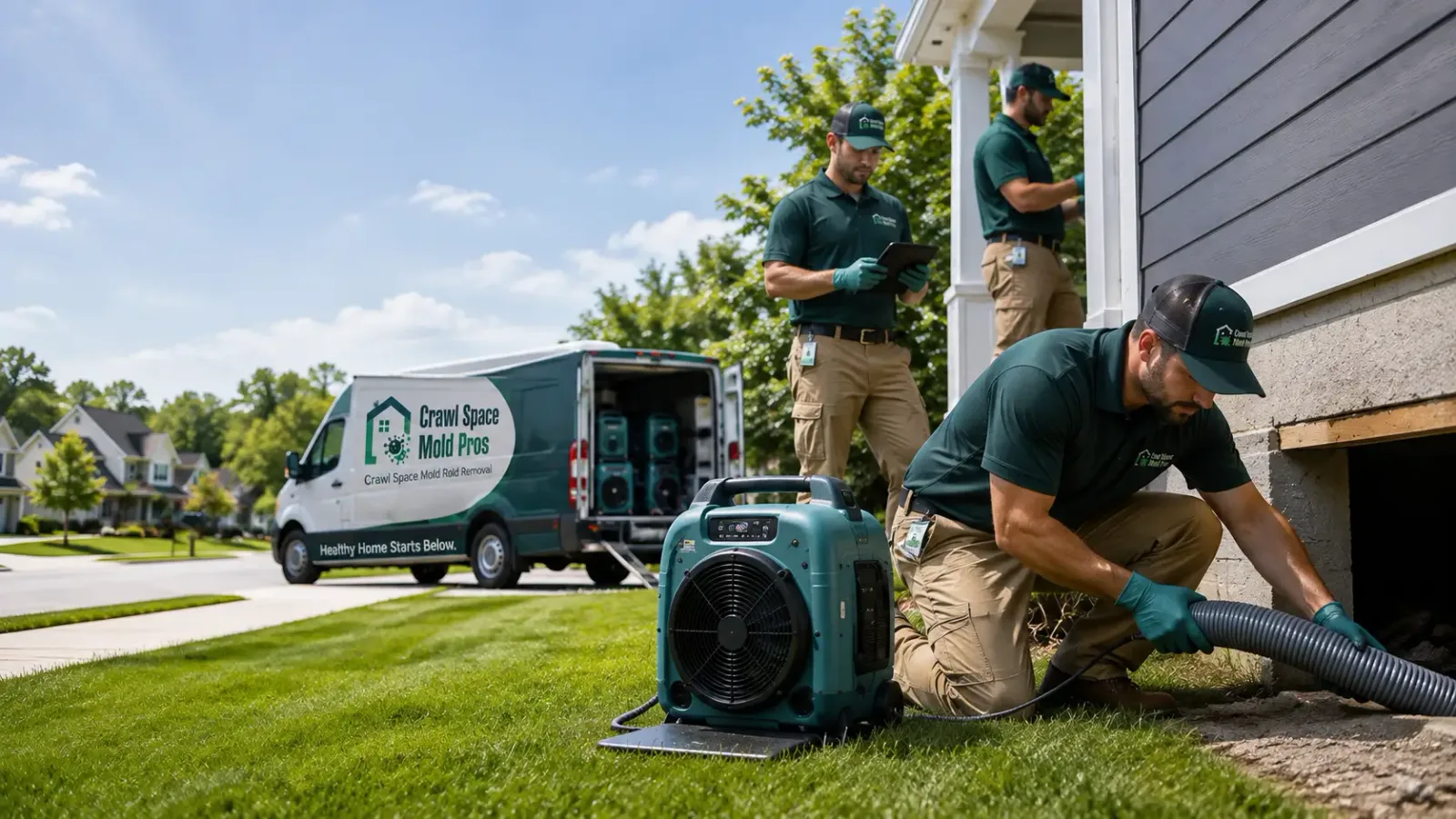 Crawl Space Mold Removal in Midway, PA